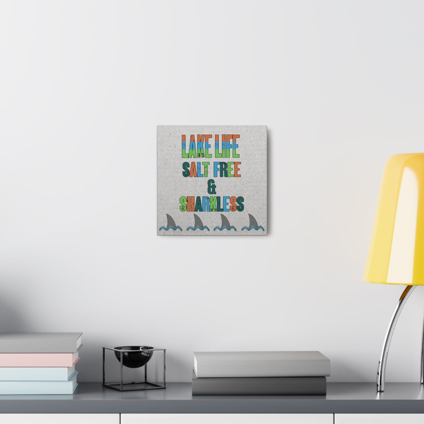 Canvas Gallery Wraps 10x10 Sharkless