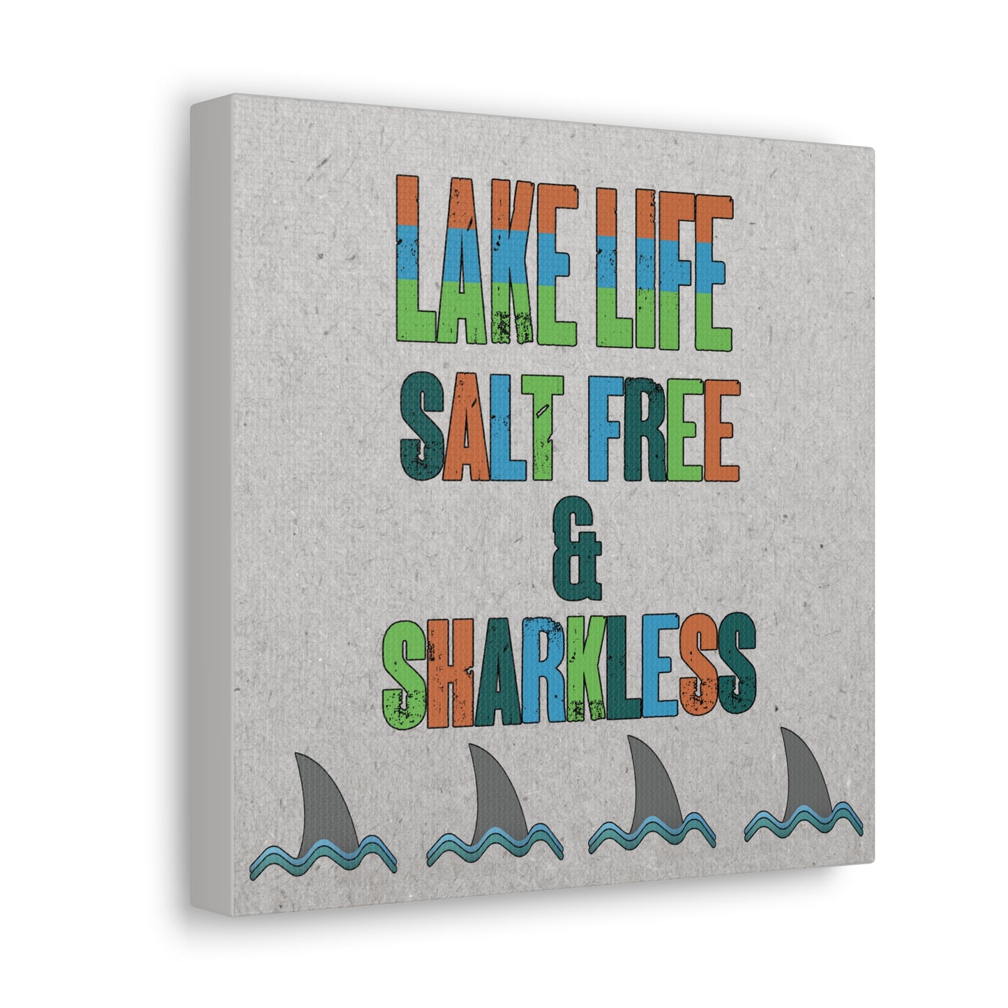 Canvas Gallery Wraps 10x10 Sharkless