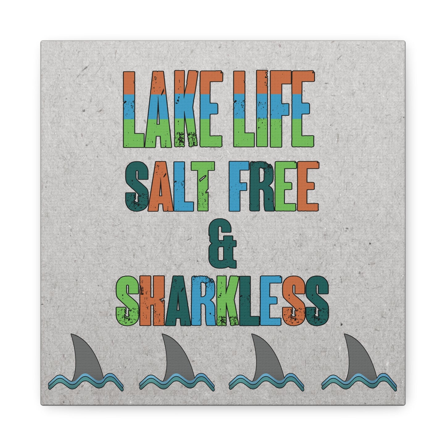 Canvas Gallery Wraps 10x10 Sharkless