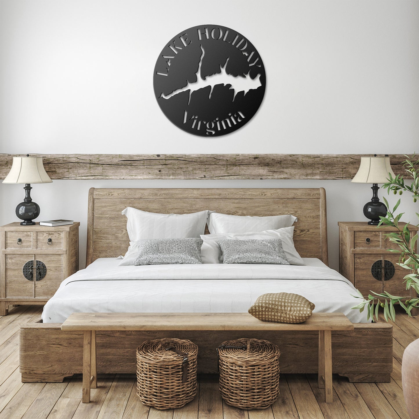 Lake Holiday, VA Metal Sign Open Order Includes Shipping