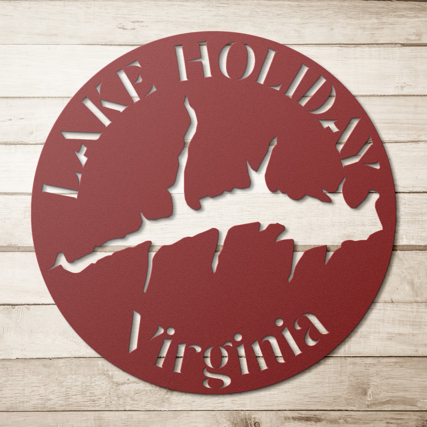 Lake Holiday, VA Metal Sign Open Order Includes Shipping
