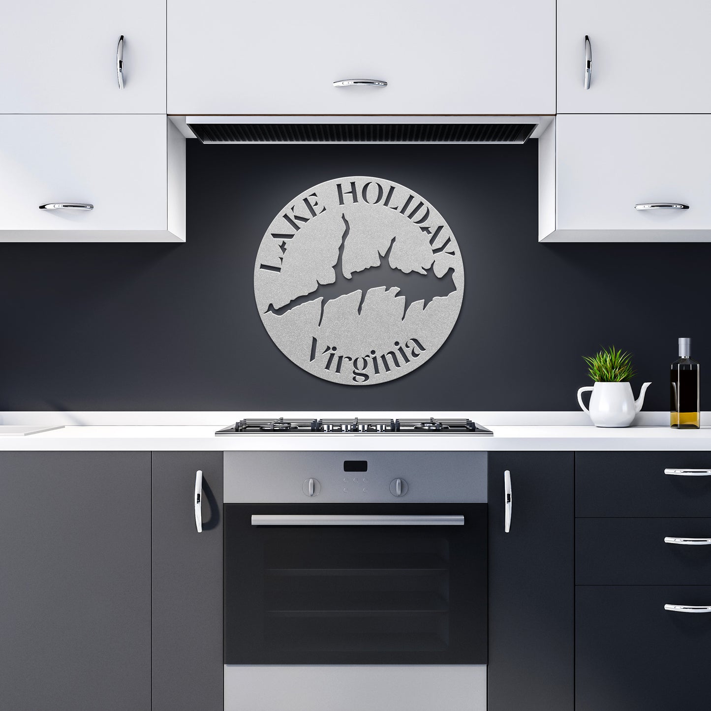 Lake Holiday, VA Metal Sign Open Order Includes Shipping