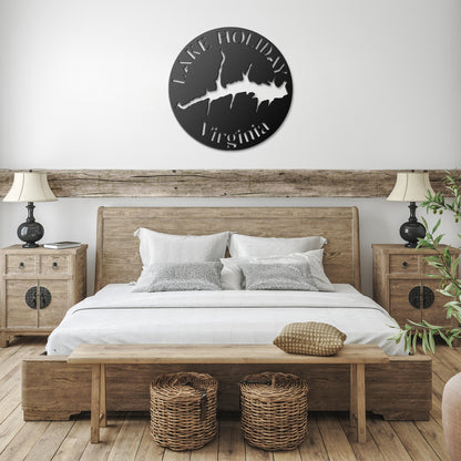 Lake Holiday, VA Metal Sign Open Order Includes Shipping